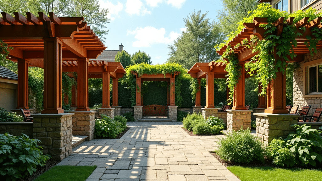Materials for pergolas