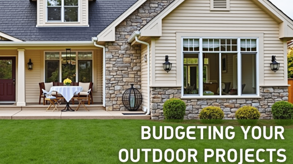 budgeting your outdoor costs
